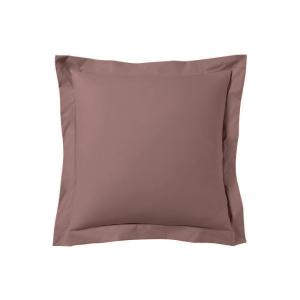 Lot de 2 taies d'oreiller 63x63 cm satin de coton rose