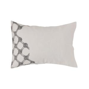 Lot de 2 taies d'oreiller coton lin Grand Hôtel