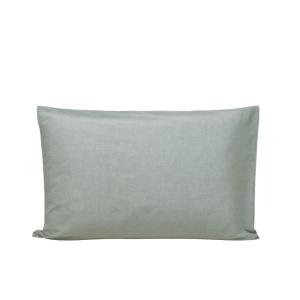 Lot de 2 taies d'oreiller en coton beige 50x75 cm