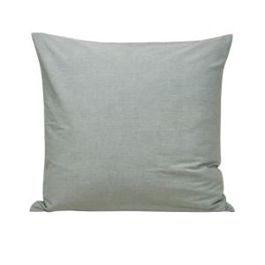 Lot de 2 taies d'oreiller en coton beige 65x65 cm