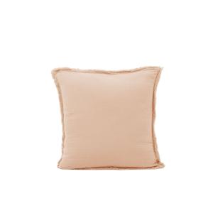 Lot de 2 taies d'oreiller en coton rose 40x40 cm