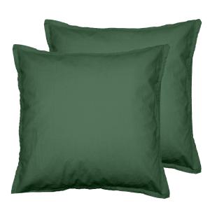 Lot de 2 taies d'oreiller en flanelle de coton Lichen 65x65…