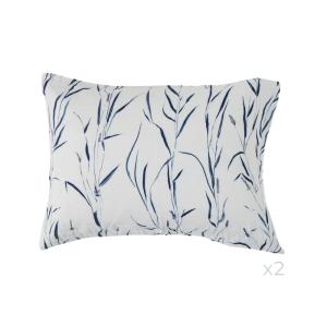 Lot de 2 taies d'oreiller en gaze de coton 50 x 70 cm ecru/…