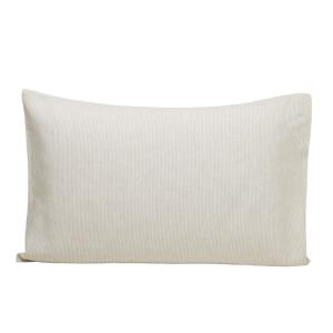 Lot de 2 taies d'oreiller en lin vert 50x75 cm