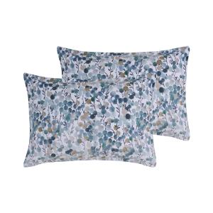 Lot de 2 taies d'oreillers en percale de coto bleu artic 50…