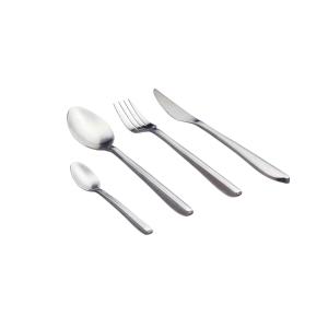 Lot de 24 ménagères en inox argent D-