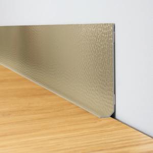 Lot de 25 plinthes adhésives - PVC - Jaune - 200x8cm