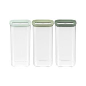 Lot de 3 bocaux en verre 2000ml