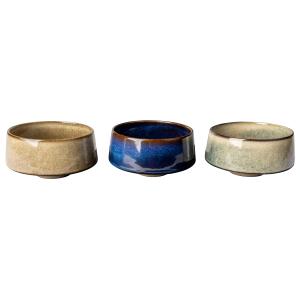 Lot de 3 Bols en Céramique, assortis, d 14,5xh 7,5 cm