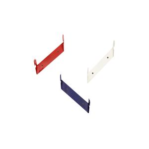 Lot de 3 cintres en acier, tricolore