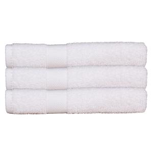 Lot de 3 draps de bain 70x130 cm 500 gr/m2 blanc