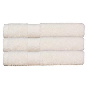 Lot de 3 draps de bain 70x130 cm 500 gr/m2 écru