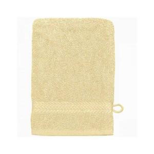 Lot de 3 gants de toilette 16 x 22 cm en coton couleur ecru…
