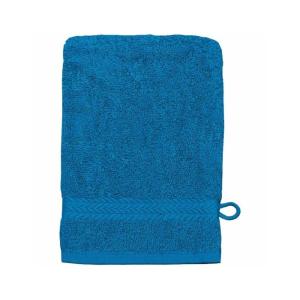 Lot de 3 gants de toilette 16 x 22 cm en coton couleur océa…