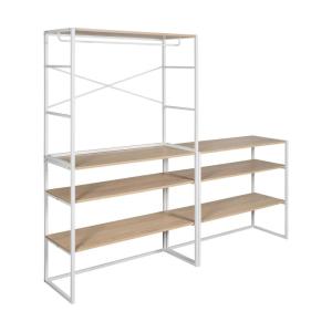 Lot de 3 portants vêtements sous combles  modulables 300x85…