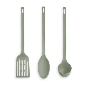Lot de 3 ustensiles de cuisine  33x8cm Vert