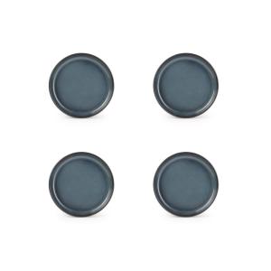 Lot de 4 assiette bleu en porcelaine 13,5cm