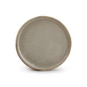 Lot de 4 assiette gris en porcelaine 22cm
