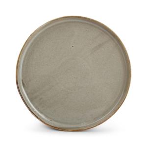 Lot de 4 assiette gris en porcelaine 26cm