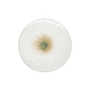 Lot de 4 assiettes beige en grès 28cm