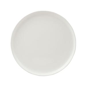 Lot de 4 assiettes blanc en porcelaine 19cm