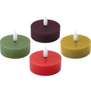 Lot de 4 bougies LED Multicolore