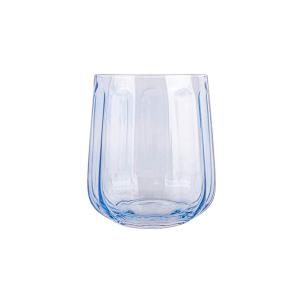 Lot de 4 gobelets en verre 52,5cl bleus