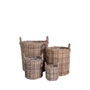 Lot de 4 paniers en rotin - Caor
