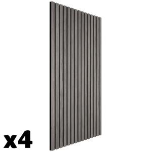 Lot de 4 panneaux acoustiques 60 x 120 x 2,1cm chêne gris c…