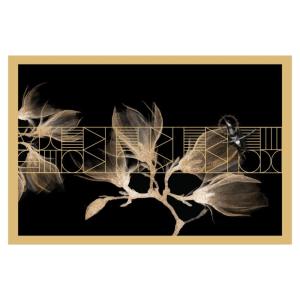 Lot de 4 - Set de table en vinyle noir motif art déco 30x50…
