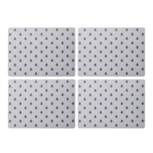 Lot De 4 Sets De Table Imprimés Abeilles