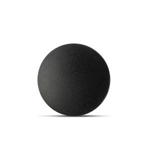 Lot de 4 Sous-verre noir en métal 11cm
