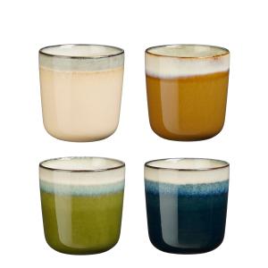 Lot de 4 tasses en céramique 300ml