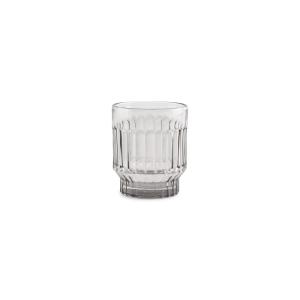 Lot de 4 Verre à boire gris en verre 30cl