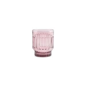 Lot de 4 Verre à boire rose en verre 30cl