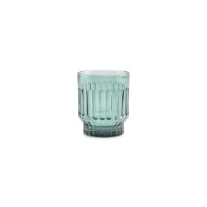 Lot de 4 Verre à boire vert en verre 30cl