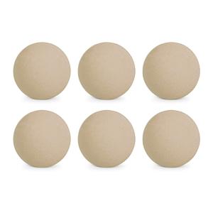 Lot de 6 assiette beige en porcelaine 21cm