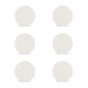 Lot de 6 assiette blanc en porcelaine 16cm