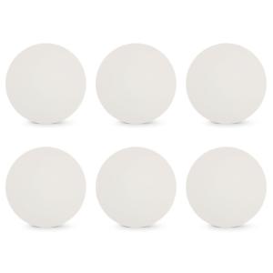 Lot de 6 assiette blanc en porcelaine 27cm