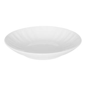 Lot de 6 assiettes creuses   20,7 cm  blanc en porcelaine
