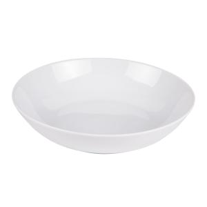 Lot de 6 assiettes creuses 21 cm    blanc en porcelaine