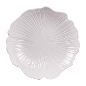 Lot de 6 assiettes creuses ginkgo 20 cm  blanches en porcel…