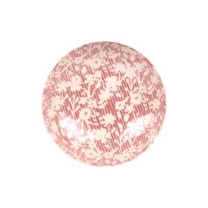 Lot de 6 assiettes creuses léa  22 cm  rouges en grès