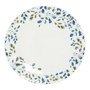 Lot de 6 assiettes plates   27 cm  multicolores en grès