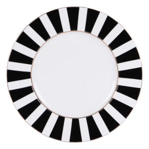 Lot de 6 assiettes plates   27 cm  multicolores en porcelai…