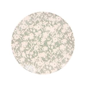 Lot de 6 assiettes plates léa e 27 cm  vertes en grès