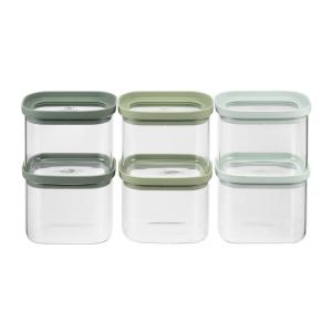 Lot de 6 bocaux en verre 600ml