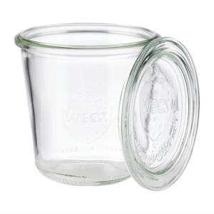 Lot de 6 bocaux en verre avec couvercle 290 mL