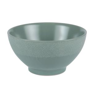 Lot de 6 bols    14 cm  bleu en grès