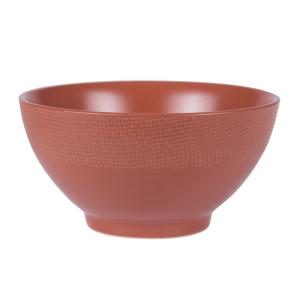 Lot de 6 bols   terra 14 cm  orange en grès